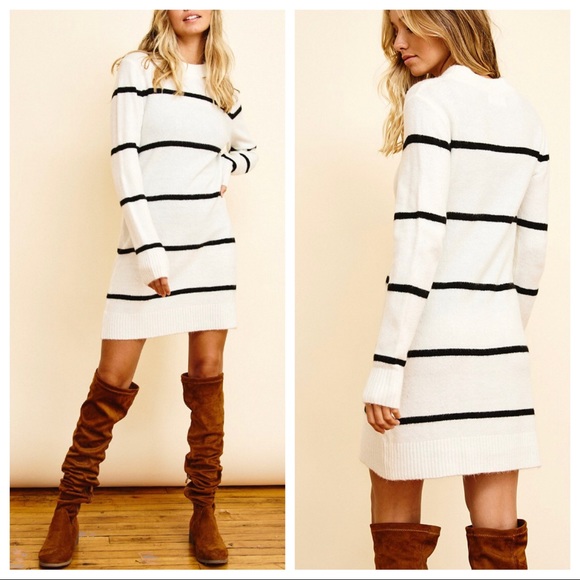 Must have Fall Striped Sweater dress - Picture 3 of 6